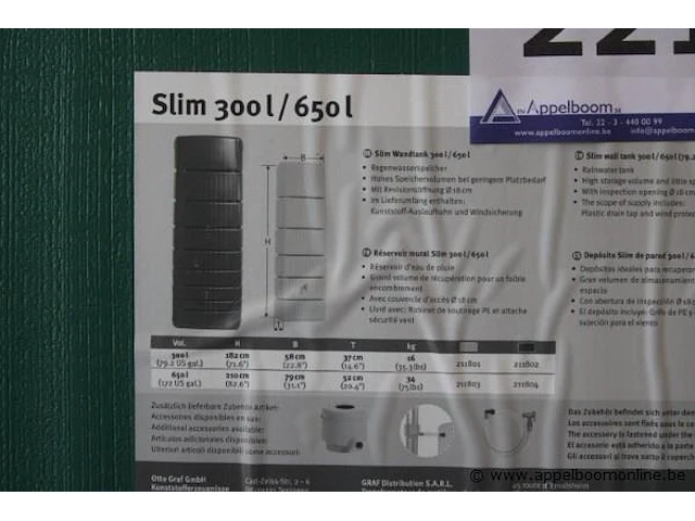 Regenwaterton 300l - afbeelding 2 van  2