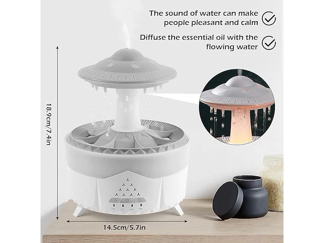 Regenwolken luchtbevochtiger - afbeelding 4 van  5