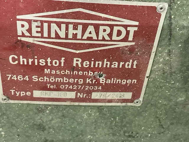 Reinhardt rkp-160 afkortcirkelzaagmachine - afbeelding 4 van  9