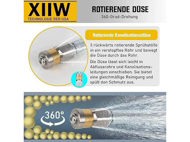 Reinigingsslang voor buisleidingen - afbeelding 2 van  2