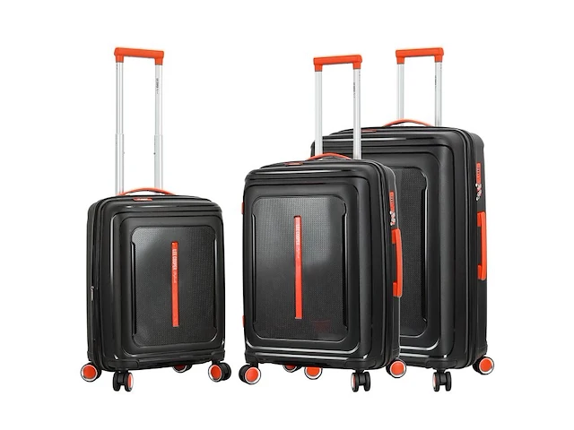 Reiskoffer - lee cooper - 67 x 43 x 26 cm. - dubbele rits - tsa - afbeelding 2 van  6