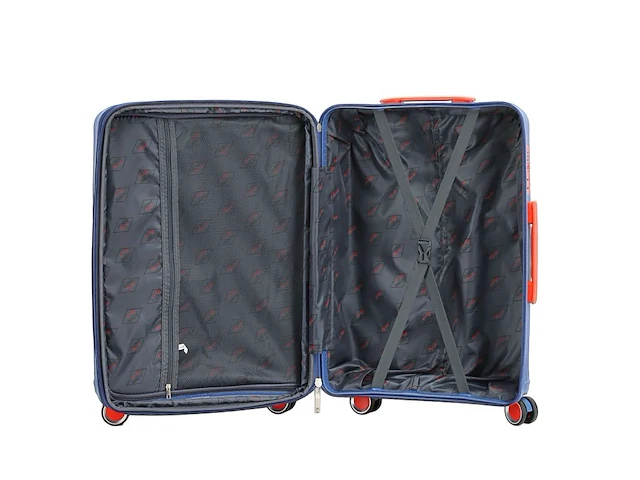 Reiskoffer - lee cooper - 77 x 51 x 30 cm. - dubbele rits - tsa - zwart - afbeelding 4 van  5