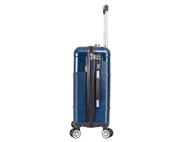 Reiskoffer - lee cooper - handbagage - 55 x 37 x 21 cm. - cijferslot + tsa - 4 x dubbele zwenkwielen - 35l - afbeelding 2 van  6