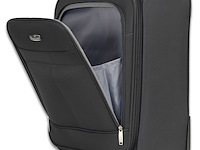 Reiskoffer - madisson - 52 x 37 x 19 cm.- 600d polyester - zwart - afbeelding 3 van  5