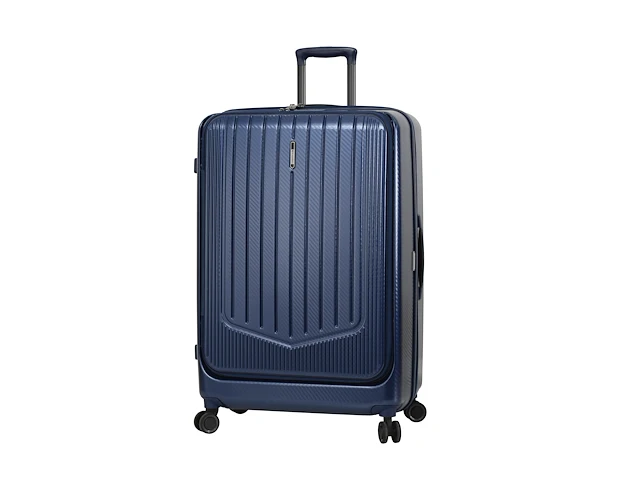 Reiskoffer - snowball - 77 x 52 x 31 cm. - vergrootbaar - polycarbonaat - 4 zwenkwielen - max 125 l - blauw - afbeelding 1 van  5