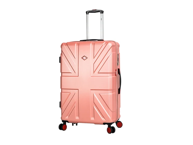 Reiskoffer lee cooper - 4 x dubbele wieltjes + tsa-slot. afm. 76 x 49,5 x 30 cm. - afbeelding 1 van  6