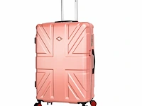 Reiskoffer lee cooper - 4 x dubbele wieltjes + tsa-slot. afm. 76 x 49,5 x 30 cm. - afbeelding 1 van  6