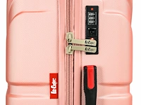 Reiskoffer lee cooper - 4 x dubbele wieltjes + tsa-slot. afm. 76 x 49,5 x 30 cm. - afbeelding 3 van  6
