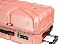 Reiskoffer lee cooper - 4 x dubbele wieltjes + tsa-slot. afm. 76 x 49,5 x 30 cm. - afbeelding 4 van  6