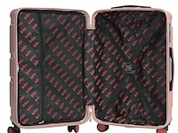 Reiskoffer lee cooper - 4 x dubbele wieltjes + tsa-slot. afm. 76 x 49,5 x 30 cm. - afbeelding 5 van  6