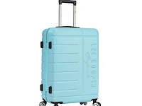 Reiskoffer lee cooper - 67 x 42 x 26 cm. - 4 x dubbele wieltjes + tsa-slot - champagne - abs - afbeelding 1 van  4