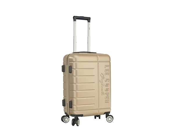 Reiskoffer lee cooper - handbagage - 55 x 36 x 20 cm.- champagne - afbeelding 1 van  5