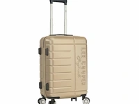 Reiskoffer lee cooper - handbagage - 55 x 36 x 20 cm.- champagne - afbeelding 1 van  5