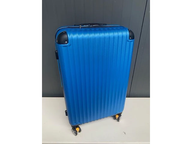 Reiskoffer ormi - 65 x 40 x 25 cm. - dubbele rits - blauw - abs - afbeelding 5 van  5