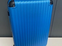 Reiskoffer ormi - 65 x 40 x 25 cm. - dubbele rits - blauw - abs - afbeelding 5 van  5