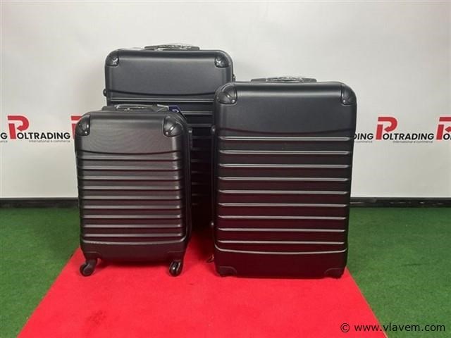 Reiskoffer set 20"- 26"- 28" zwart - afbeelding 1 van  1