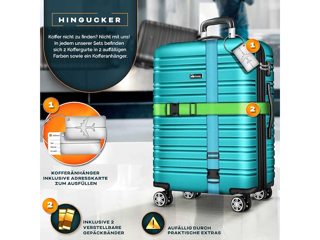 Reiskofferset - 4 stukken. - afbeelding 3 van  7