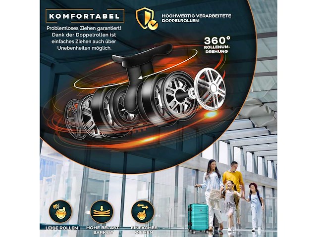 Reiskofferset - 4 stukken. - afbeelding 4 van  7