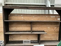 Rek in steigerhout l241xh202xd38 cm - afbeelding 3 van  5