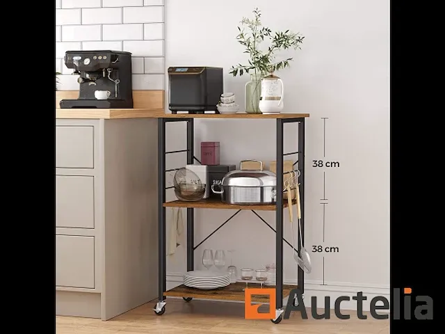 Rek keuken, roltafel, service roltafel - afbeelding 1 van  8