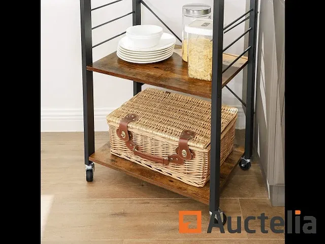 Rek keuken, roltafel, service roltafel - afbeelding 2 van  8
