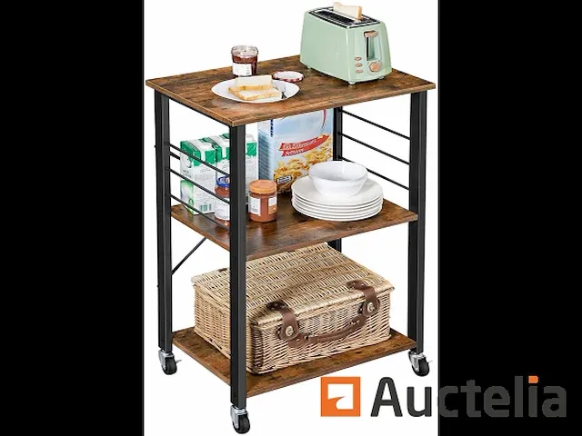 Rek keuken, roltafel, service roltafel - afbeelding 3 van  8