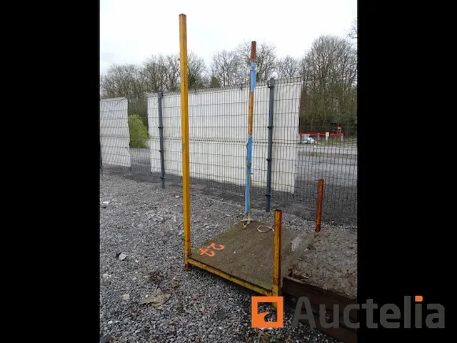 Rek met 4 afneembare staven - afbeelding 1 van  3