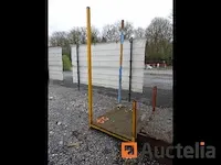 Rek met 4 afneembare staven - afbeelding 1 van  3