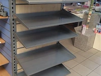 Rek metaal op wieltjes - afbeelding 1 van  2