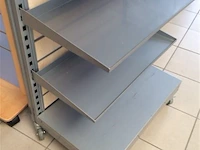 Rek metaal op wieltjes - afbeelding 2 van  2