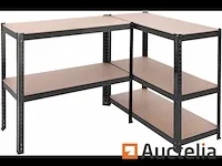 Rek zware metaal belasting, 180 x 90 x 40 cm - afbeelding 4 van  8