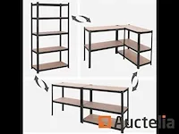 Rek zware metaal belasting, 180 x 90 x 40 cm - afbeelding 5 van  8