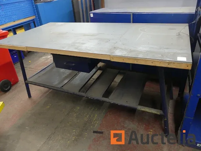 Rekken, werktafel, kledingkast 2 deuren - afbeelding 18 van  23