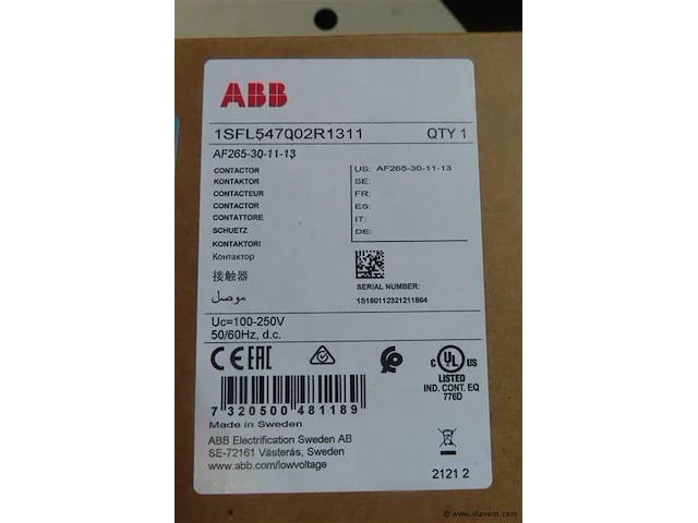 Relais type af265-30, abb - afbeelding 5 van  5