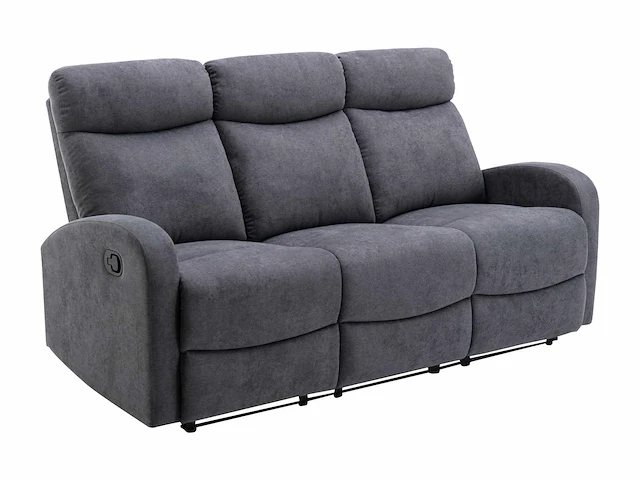 Relax 3-zitsbank - grijze stof - afbeelding 1 van  4