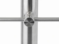 Relaxdays balustrade set rvs - afbeelding 4 van  8