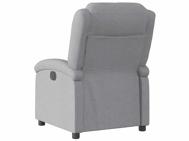 Relaxfauteuil - lichtgrijze stof - afbeelding 6 van  9