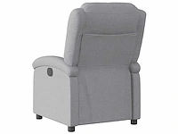 Relaxfauteuil - lichtgrijze stof - afbeelding 6 van  9