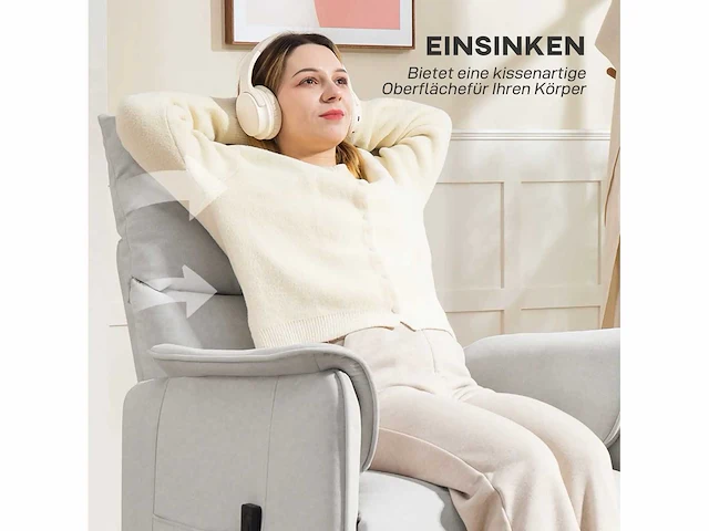 Relaxfauteuil met stille motor - afbeelding 4 van  14