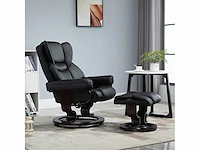 Relaxfauteuil met voetensteun, relaxfauteuil, draaibaar, tot 160 kg - afbeelding 5 van  12