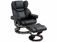 Relaxfauteuil met voetensteun, relaxfauteuil, draaibaar, tot 160 kg - afbeelding 6 van  12