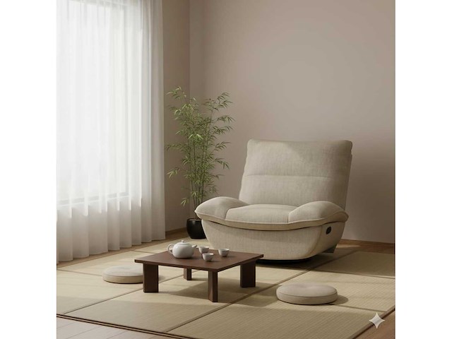 Relaxstoel met wiegend schommelen, 360° draaibaar - afbeelding 5 van  9