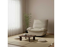 Relaxstoel met wiegend schommelen, 360° draaibaar - afbeelding 5 van  9