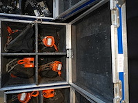 Rema - 4 x hand chain hoist 9m chain / 500kg + flightcase - afbeelding 1 van  1