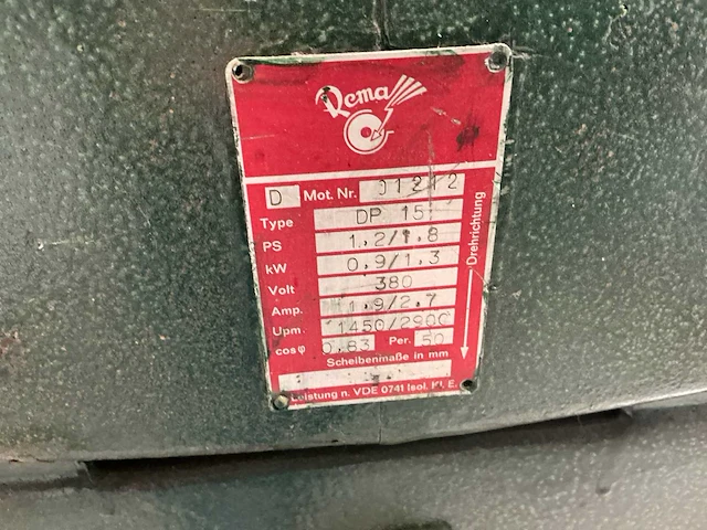 Rema dp15 dubbele polijstmachine - afbeelding 5 van  5