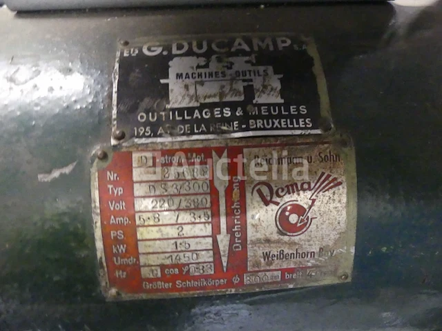 Rema ds3/300 slijpmachine - afbeelding 2 van  6