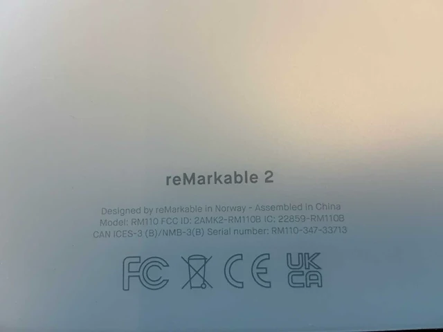 Remarkable 2 rm110 digitale notitietablet - afbeelding 5 van  6