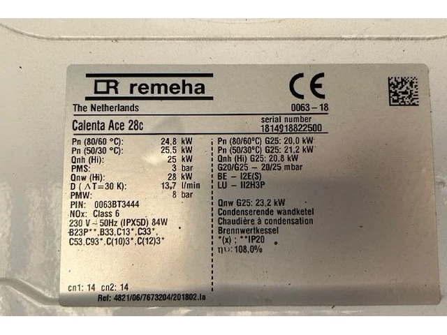 Remeha gascondensatieketel - afbeelding 7 van  7