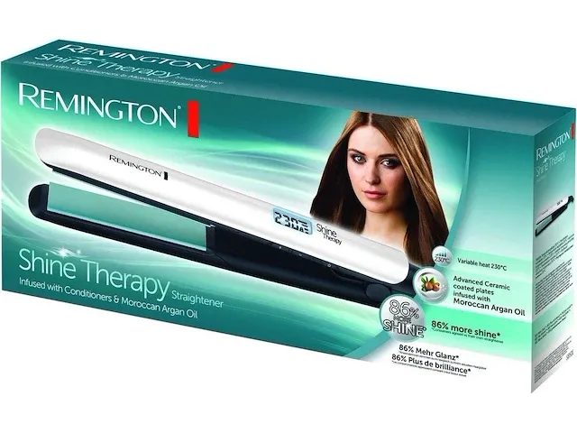 Remington s8500 shine therapy stijltang zwart/zilver - afbeelding 4 van  7
