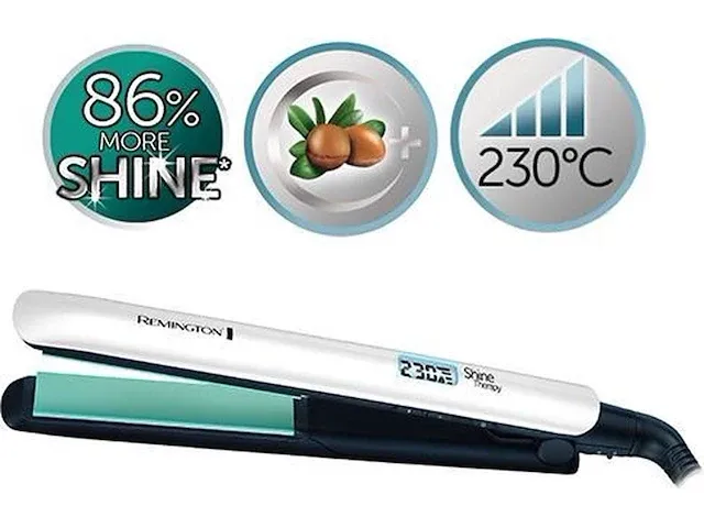 Remington s8500 shine therapy stijltang zwart/zilver - afbeelding 5 van  7